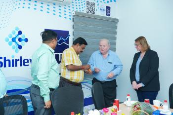 Mr. Raju V. R. Palanisamy from Mithunram Group of Companies meeting our MD Styephen and COO Lesley
